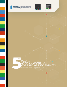 5to. Plan de Acción Nacional de Gobierno Abierto 2021-2023